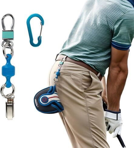 Magnetic Golf Putter Cover Holder | Versatile Use Golf Towels, Clothing & Accessories for Men & Women | Durable Headcover Keeper Leash with Strong Magnets in Saudi Arabia