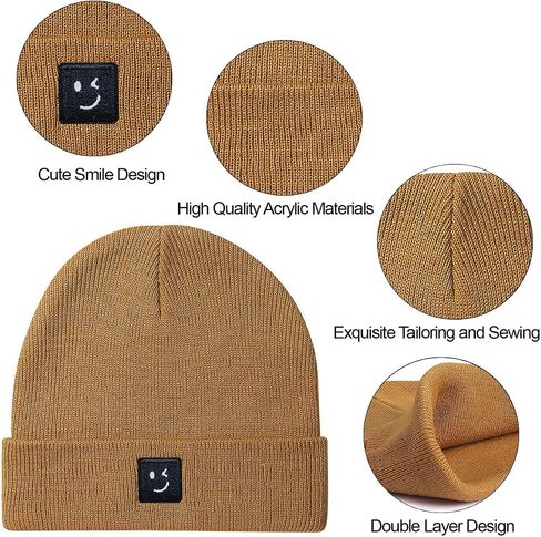 قبعات Meaiguo Baby Beanie متماسكة للأطفال قبعة شتوية للأطفال الصغار للأولاد والبنات من عمر 0 ​​إلى 8 سنوات in Saudi Arabia