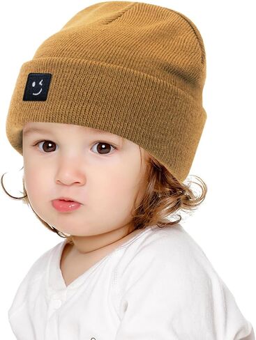 قبعات Meaiguo Baby Beanie متماسكة للأطفال قبعة شتوية للأطفال الصغار للأولاد والبنات من عمر 0 ​​إلى 8 سنوات in Saudi Arabia
