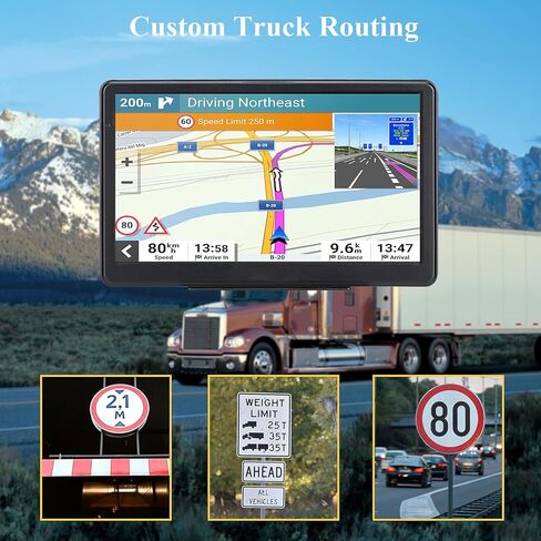 GPS Navigator للسيارة، أحدث خريطة لعام 2024 بشاشة لمس 7 بوصة للسيارة GPS 256-16 جيجابايت، توجيه اتجاه الدوران الصوتي، دعم السرعة والتحذير من الضوء الأحمر، تحديثات خريطة إلزامية مدى الحياة في أمريكا الشمالية in Kuwait
