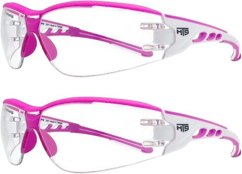 HTS HUNTERSKY Super Flexible Lightweight Anti Fog Wrap-Around U6 Clear Shooting Safety Glasses with ANSI Z87.1 Scratch Resist in Saudi Arabia