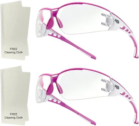 HTS HUNTERSKY Super Flexible Lightweight Anti Fog Wrap-Around U6 Clear Shooting Safety Glasses with ANSI Z87.1 Scratch Resist in Saudi Arabia