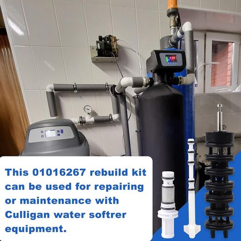 مجموعة إعادة البناء الجديدة 01016267 المتوافقة مع منقيات المياه Culligan، تتضمن مكبس المحلول الملحي/حزمة الختم in Saudi Arabia