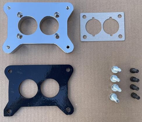 Carburetor Carb Adapter Plate with Throttle Linkage Compatible with Jeep AMC CJ 258 6cyl 4.2L BBD Carter to Ford Motorcraft 2100 2150 Swap in Kuwait