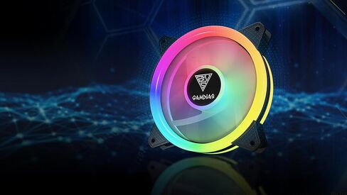 Gamdias Aeolus M2 120mm RGB Case Fan مع وحدة تحكم - أداء عالي وتبريد هادئ in Kuwait
