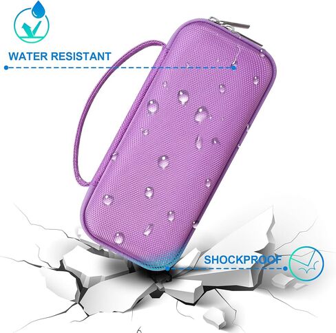 حقيبة حمل صلبة من BOVKE للأذنين النهائية MEGABOOM 4/3 مكبر صوت بلوتوث محمول مقاوم للماء، حامل سفر UE MEGABOOM 4 مع جيب شبكي لكابلات الشحن، أزرق in Kuwait