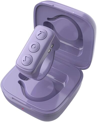 حلقة التمرير عن بعد من ADZERD لـ TikTok، أداة تحويل الصفحات لتطبيق Kindle على iPad iPhone، جهاز تحكم عن بعد لتسجيل الفيديو بكاميرا بلوتوث لنظام iOS Android - أرجواني مطفي in Kuwait