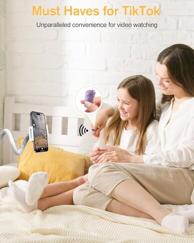 حلقة التمرير عن بعد من ADZERD لـ TikTok، أداة تحويل الصفحات لتطبيق Kindle على iPad iPhone، جهاز تحكم عن بعد لتسجيل الفيديو بكاميرا بلوتوث لنظام iOS Android - أرجواني مطفي in Kuwait