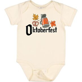 inktastic Oktoberfest Leaves Baby Bodysuit