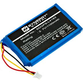 Synergy Digital GPS Battery, Compatible with Garmin Drive 51LMT GPS, (Li-Ion, 3.7V, 1100 mAh) Ultra High Capacity, Replacement for Garmin 361-00056-00 Battery