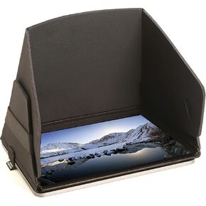 Collapsible Molded iPad Pro 11" Sun Shade and Privacy Hood Compatible With iPad 11 Inch Sun Shade and Privacy Hood Case Travel Cover Sun Shield Sun Blocker Sun Guard Protector Monitor Hood MADE IN USA