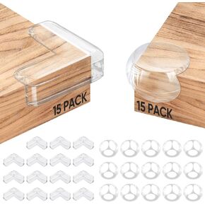 30 Pack Corner Protector Baby, Table Corner Protectors for Baby Corner Protector Guards Clear Corner Protectors for Furniture Corner Protectors Corner Guards Baby Proof Corner Covers Baby Safety