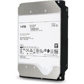 MDD - WD DC HC520 WUH721414ALE604 14 تيرابايت 7200 دورة في الدقيقة 256 ميجابايت كاش SATA 6.0 جيجابايت/ثانية 3.5 بوصة محرك الأقراص الصلبة لمركز البيانات - ضمان 5 سنوات (متجدد) in Kuwait