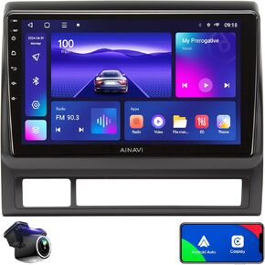 for Toyota Tacoma Radio Upgrade 2005-2015, QLED Touch Screen Car Stereo 9-inch Android 12 Head Unit Replacement with Wireless CarPlay Andriod Auto GPS Navigation 5G WiFi Build in 48EQ FM Radio(3+32G)