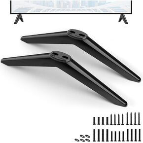 Dinghosen TV Stand for Onn TV Legs, Only for Onn TV Stand 24in: 100012590, TV Stand Legs for Onn TV with Screws Set, Easy to Install, Black