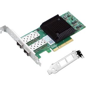 100GbE Network Card with Mellanox ConnectX-5 Ex Chipset, Dual-Port PCI Express 4.0 (16GT/s) x16 Ethernet NIC Adapter Supports Windows Server/Linux/VMware