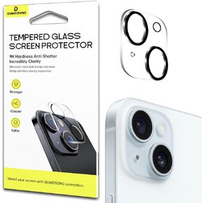 for iPhone 15 Pro Max Camera Lens Protector, 9H Hardness Tempered Glass 15 Pro Camera Lens Protector [ Anti-Fingerprint] [HD Clear] [Easy Installation]