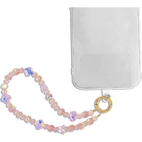 Phone Charm with Gold Metal Chain Phone Grip Strap Detachable Phone Lanyard Hands-Free Wrist Strap Phone Chain for Women in Kuwait