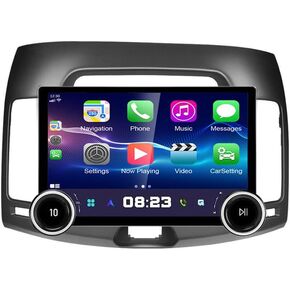 for Hyundai Elantra Radio 2007-2010 Android 13 Car Stereo 10.1" Touchscreen Wireless Carplay Android Auto GPS+Free Reverse Camera 4+64GB