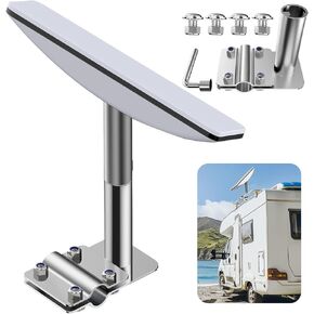 Starlink RV Ladder Mount-Starlink Mount -Load-Bearing 100lbs,Starlink Pole Mount Installation Range 0.86-1.1"for Vehicle/Pole/Roof/Outdoor