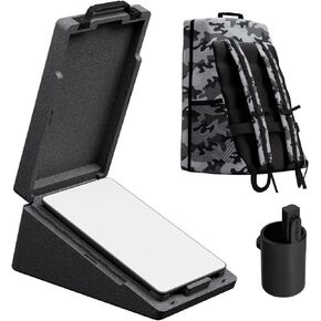 Starlink Case Gen 2, Starlink Bag Hard Travel Case Backpack Mount Dish Kit for Starlink Standard Actuated V2 Protective, Lightweight, Waterproof, Airtight Case