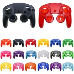 Top BottomProtective Cover Handle Case for Gamecube NGC Controller Housing Shell (Clear)