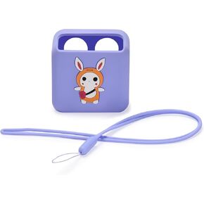 Yoto Mini Silicone Protective Cover case, Suitable for Yoto Mini Children's Audio Player Card Story Machine, Outdoor Travel Non-Slip/Fall/Scratch Protective Cover (Purple)