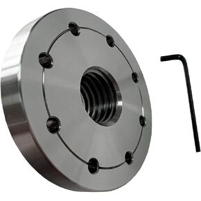 3" Woodworking Lathe Faceplate for 1" x 8TPI Spindle Thread Woodworking Machine Chuck Face Plate