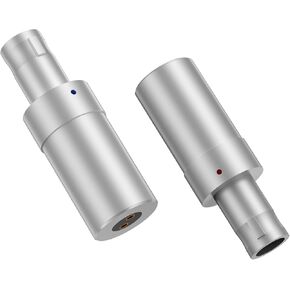 okcsc HD800 Male to 2 Pin Headphone Adapter for SENNHEISER HD800 HD800S HD820 Dharma D1000 HD600 HD650 HD660S Durable High Purity Exquisite Craft High End Audio Conversion 2 Pin Female 1 Pair Silver