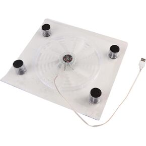 Laptop Cooling Pad, Laptop Cooling Stand Ultra Quiet USB Laptop Cooling Tray Computer Cooling Pad Gaming Laptop Fan Cooling Pad with LED RGB Lights
