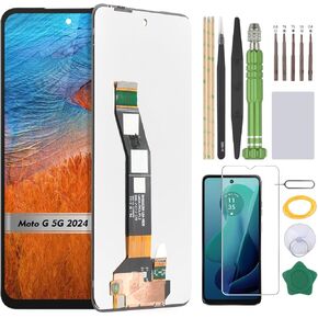 Screen for Motorola Moto G 5G 2024 LCD Display Replacement for Motorola Moto G 5G 2024 XT2417 Incell Touch Screen Digitizer Assembly