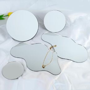 5pcs Acrylic Mirror Product Photography Props Mirror Props Reflective Display Board Table Top Display Mirror Photography Props
