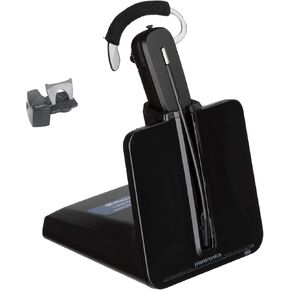 Plantronics CS540 Wireless Headset Bundle with Lifter and Headset Advisor Wipe (Renewed)