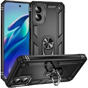 for Moto G Power 2024 5G case in car Functions, Metal Ring Bracket, All-Round Anti Drop Armor, TPU+PC Material for Moto G Power 2024 5G case