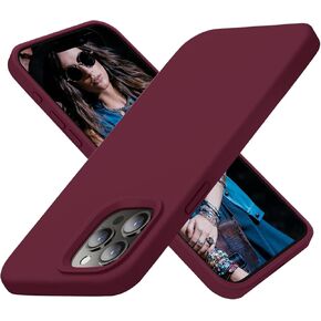 Mizi Liquid Silicone Case for iPhone 15 Pro 6.1", Slim 3 Layers Soft Gel Rubber Shockproof Protective Cover with Anti-Scratch Microfiber Lining, Non-Slip, Dust Free - Alpine Green