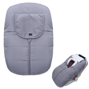 Winter Baby Car Seat Cover, Carseat Cover for Baby Seat or Stroller, Windproof Infant Warm Carseat for Newborn Keep Babies Warm Bunting Bag（Black）