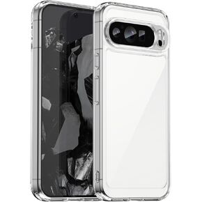 for Google Pixel 9 Pro Phone Case with Lightweight and high Transparency Shock Absorption Protection, TPU Material for Comfortable Touch, Screen Camera for high Protection, (Clear)