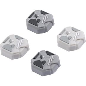 GeekShare 4PCS Thumb Grip Caps, Soft Silicone Joystick Caps Anti-Slip Thumbstick Cover Compatible with Nintendo Switch/OLED/Switch Lite - Mecha Warrior