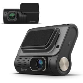 Stinger OPSIS Universal 2k Quad HD (1440p) Front & FHD Rear Dash Camera, Built-in Wi-Fi & GPS, ADAS, Parking Surveillance, Mute Notifications, Smart App, 32gb MicroSD Included
