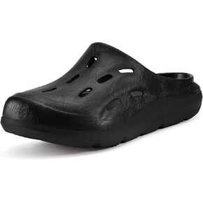 Mens Womens Wide Width Recovery Sandals Sport Slides with Plantar Fasciitis Arch Support Orthotic Clogs Shoes Comfortable Thick Cushion Shower Slippers