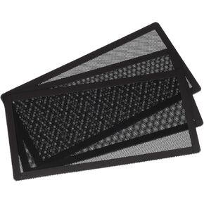 MECCANIXITY 3 قطع فلتر غبار PC، 240 × 120 مم إطار مغناطيسي PVC حافظة كمبيوتر تبريد غطاء شبكي مقاوم للغبار شوايات مروحة لمكبرات صوت هيكل الكمبيوتر، أسود