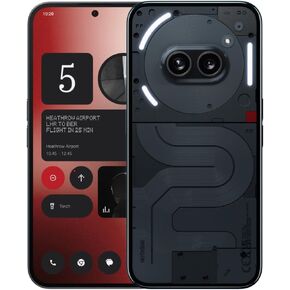 Nothing Phone (2a) Smartphone Unlocked 5G Android Phone Dimensity 7200 Pro, 50MP Dual Camera Cell Phone, 6.7'' AMOLED Display, 5000mAh Battery, NFC (Black, 12+256GB)