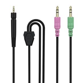 GSP 600 Cord Audio Cable, Compatible with Sennheiser G4ME ONE, G4ME Zero, PC 373D, GSP 350, GSP 670, GSP 600, GSP 500, GSP 600, GSP 350 Gaming Headset and More, 6.6ft
