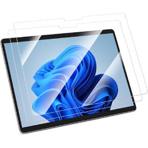 Fintie 2 Pack Screen Protector for Microsoft Surface Pro 11 / Surface Pro 10 / Surface Pro 9 / Surface Pro 8 / Surface Pro X 13 inch, 9H Tempered Glass/HD Clear/Anti Scratch/Support Surface Pen
