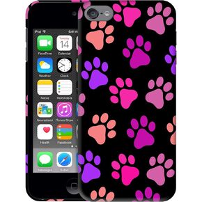 SM Cases iPod Touch 7 Case, iPod Touch 6 Case, iPod Touch 5 Case - Dog Paw Seamless Print Design 3D Printed Phone Back Hard Plastic Cover Case for iPod Touch 7/6 / 5.
