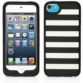 iPod Touch 5 gen StripeVest أسود/أبيض in Saudi Arabia