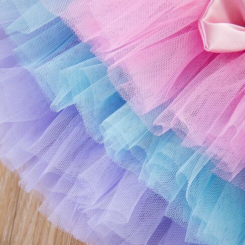 Winmany Baby Girl First Birthday Outfit 3PCS Bow Headband My 1st Birthday Romper Tutu Skirt Set for Cake Smash Photo Shoot in Kuwait