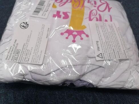 Winmany Baby Girl First Birthday Outfit 3PCS Bow Headband My 1st Birthday Romper Tutu Skirt Set for Cake Smash Photo Shoot in Kuwait