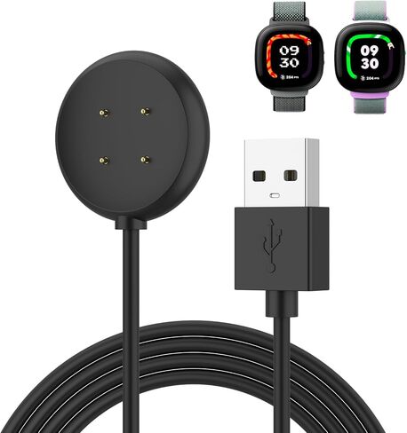 Vancle Charger for Fitbit Ace LTE, Replacement USB A USB C Charging Cable Cord for Fitibt Ace LTE Kids Smartwatch (USB-A) in Saudi Arabia