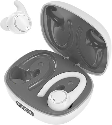 MyJoy Active Wireless Earbuds, Noise-Reducing Earbuds for Working Out, Sports, and Running, IPX5 Sweatproof-Rated Headphones, Bluetooth Earbuds, Dual Microphone, 7-Hour Playtime, White in Saudi Arabia